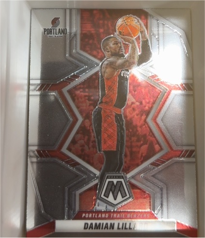 2021-22 Panini Mosaic #50 Damian Lillard — front
