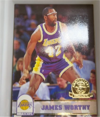 1993-94 NBA Hoops #110 James Worthy — front