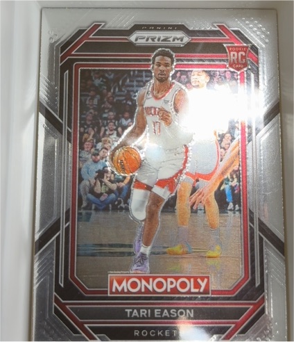 2022-23 Panini Prizm Monopoly #33 Tari Eason RC Houston Rockets — front