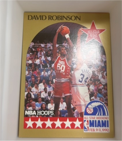 1990-91 NBA Hoops #24 David Robinson All-Star Game — front