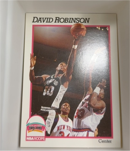 1991-92 NBA Hoops #194 David Robinson — front