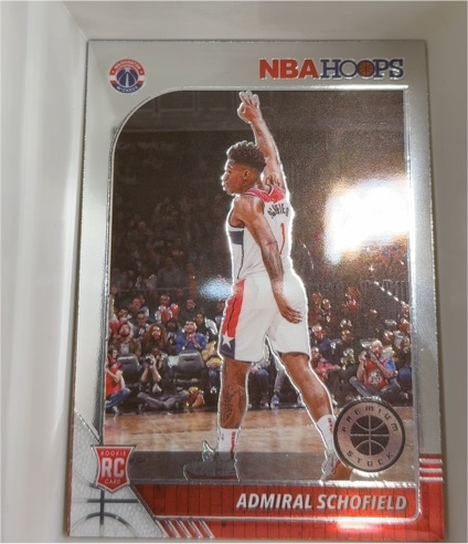 2019-20 Panini NBA Hoops Premium Stock #231 Admiral Schofield — front