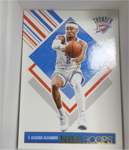 2024 Panini NBA Hoops #5 Shai Gilgeous-Alexander — front