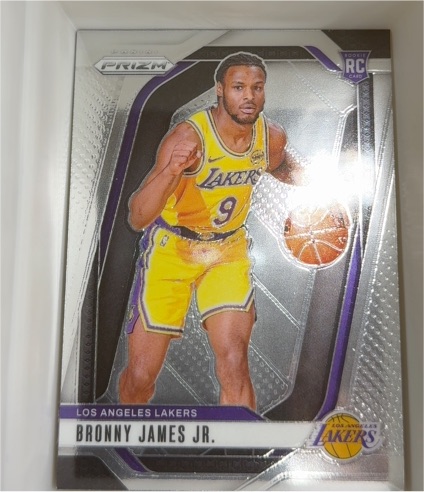 2024-25 Panini Prizm #243 Bronny James Jr. — front
