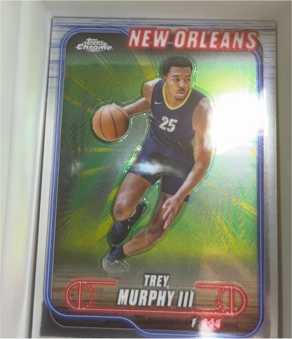 2024-25 Topps Chrome #144 Trey Murphy III — front