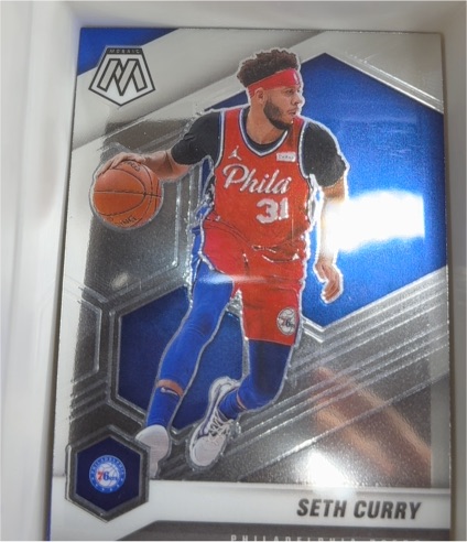 2020-21 Panini Mosaic Basketball #97 Seth Curry — front