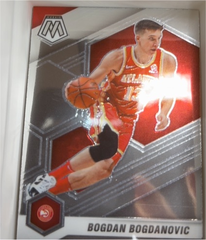 2020-21 Panini Mosaic #200 Bogdan Bogdanovic Atlanta Hawks — front