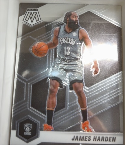2020-21 Panini Mosaic #173 James Harden — front