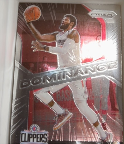 2020-21 Panini Prizm Dominance #21 Paul George — front