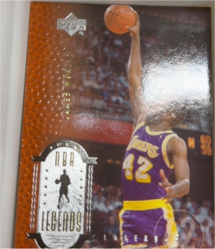 1999-00 Upper Deck NBA Legends #42 James Worthy — front