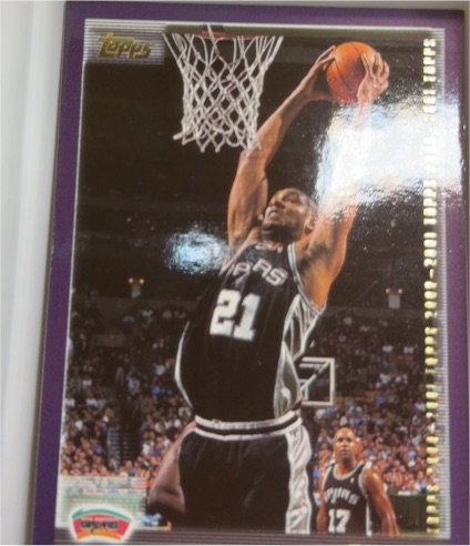2000-01 Topps #60 Tim Duncan — front