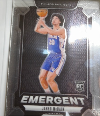 2024-25 Panini Prizm #19 Jared McCain Emergent Rookie — front