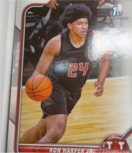 2021-22 Bowman University #32 Ron Harper Jr. — front