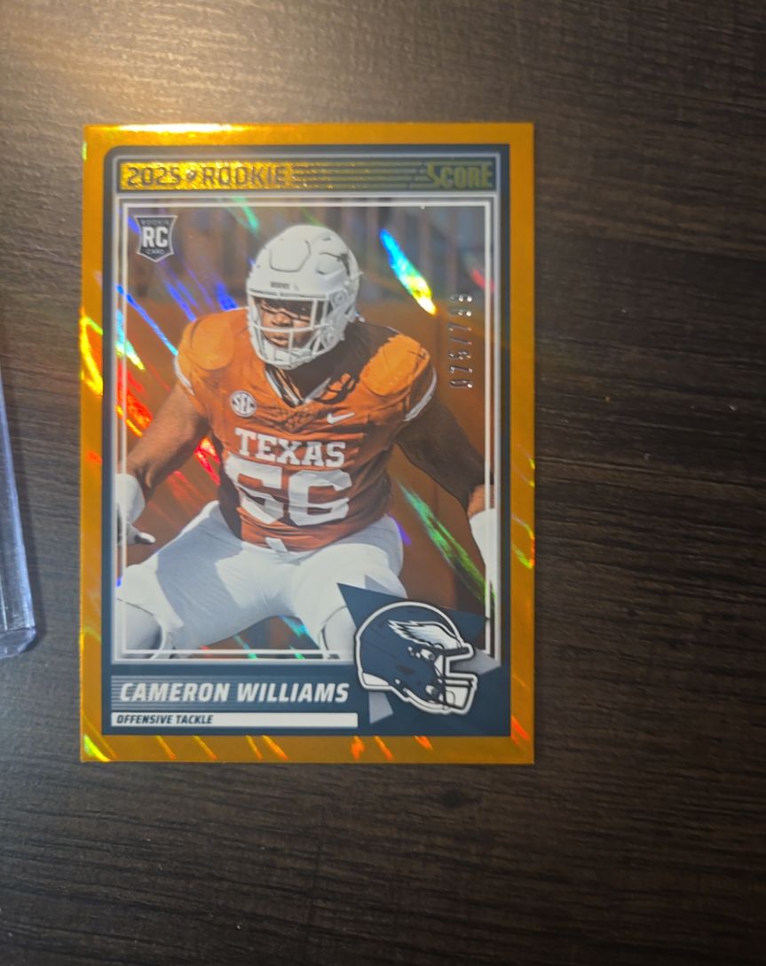 2025 Panini Score #66 Cameron Williams — front