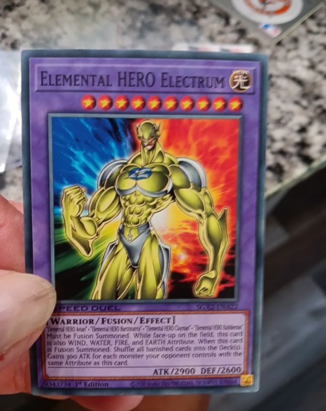 2020 Yu-Gi-Oh! MDP2-EN001 Elemental HERO Electrum — front
