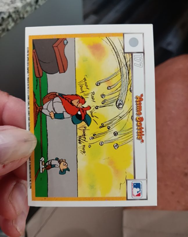 1990 Upper Deck Comic Ball #177 Acme Battle Foghorn Leghorn — front