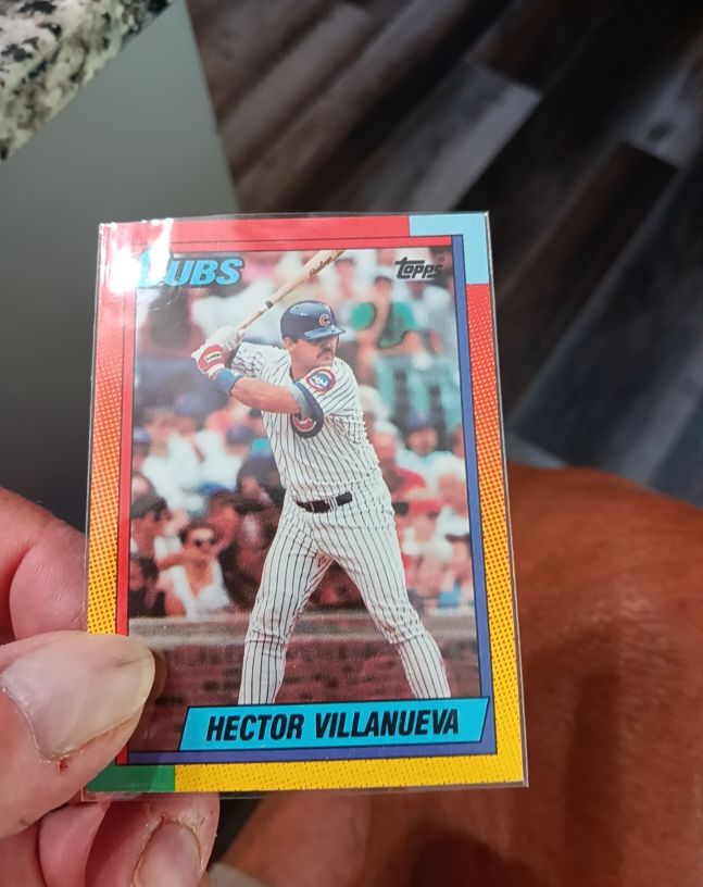 1990 Topps Traded #126T Hector Villanueva — front