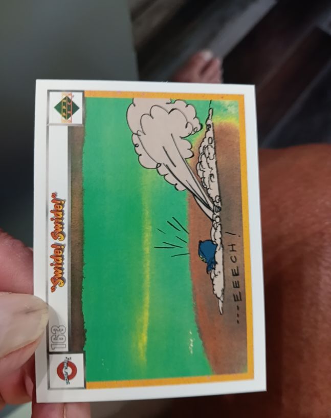 1990 Upper Deck Comic Ball #163 Swide! Swide! — front