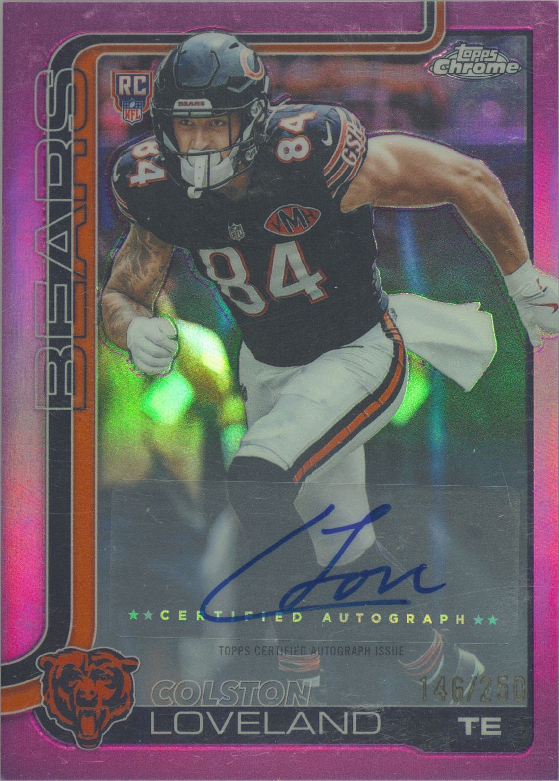 2025 Topps Chrome #RA-CL Colston Loveland — front