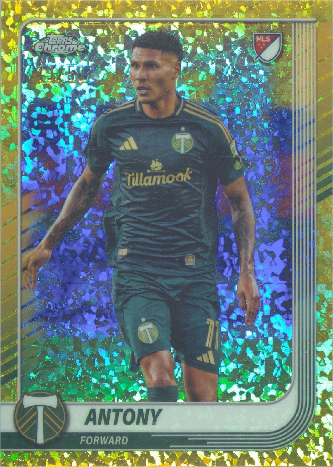 2025 Topps Chrome MLS #157 Antony — front