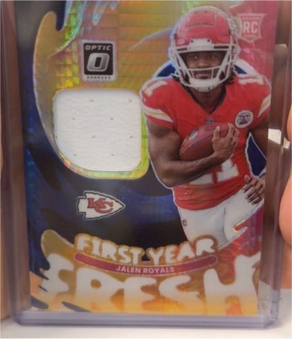 2025 Donruss Optic #FYFBH-JRS Jalen Royals — front