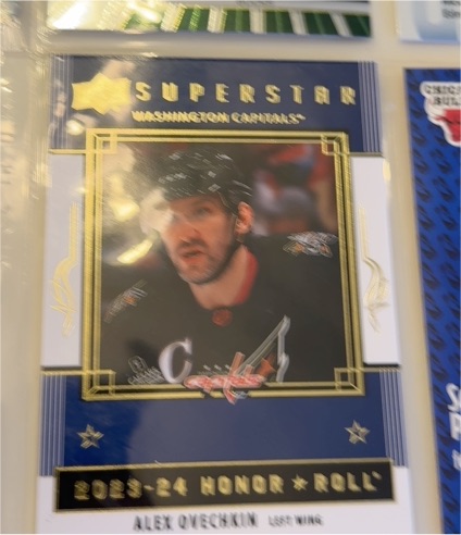 2023-24 Upper Deck Series 1 Superstar Honor Roll #HR-14 Alex Ovechkin — front
