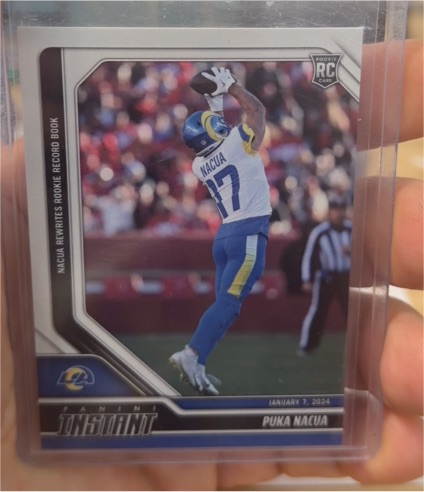 2023 Panini Instant #7 Puka Nacua — front