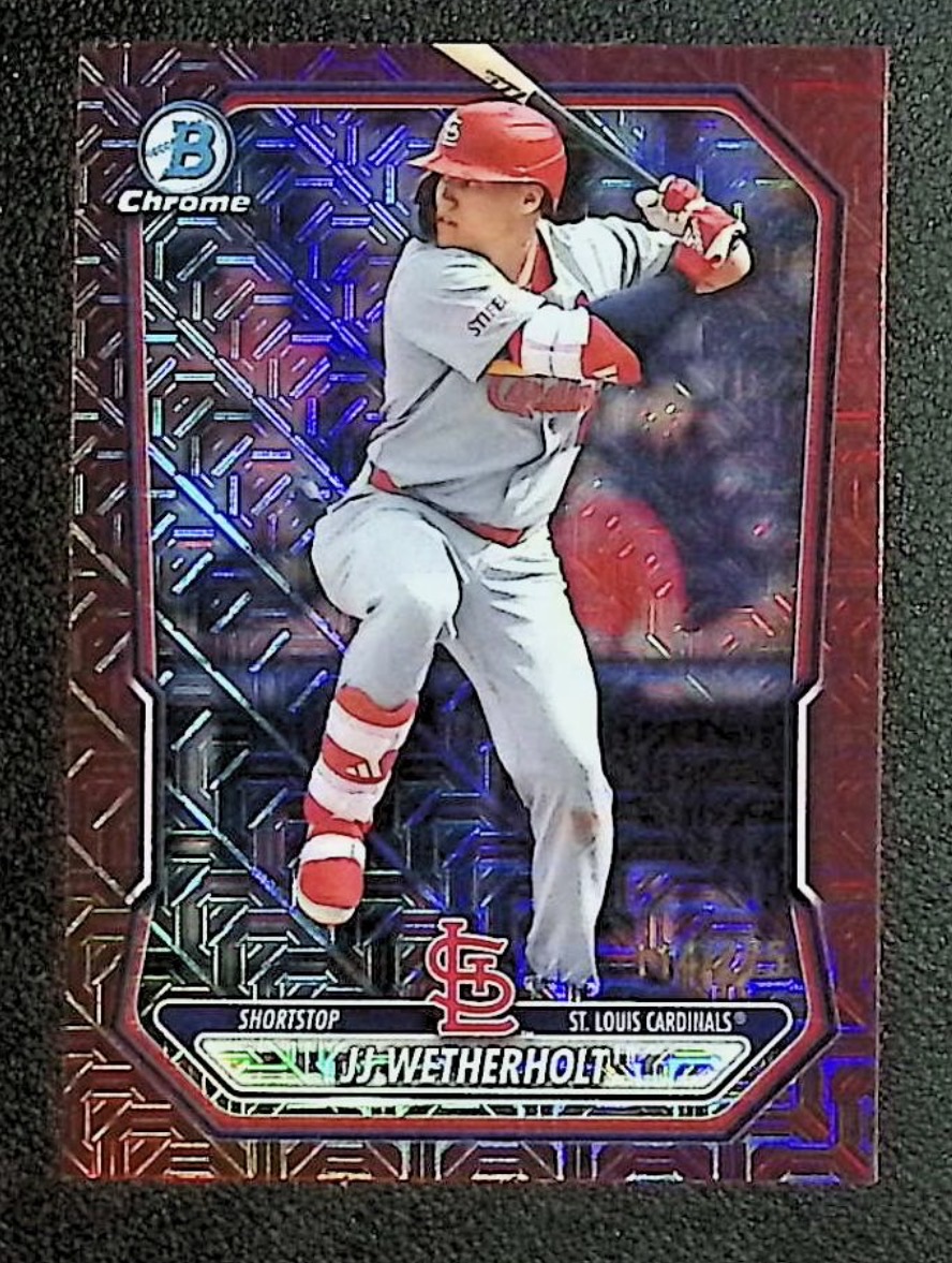 2026 Bowman Chrome #BCP-115 JJ Wetherholt — front