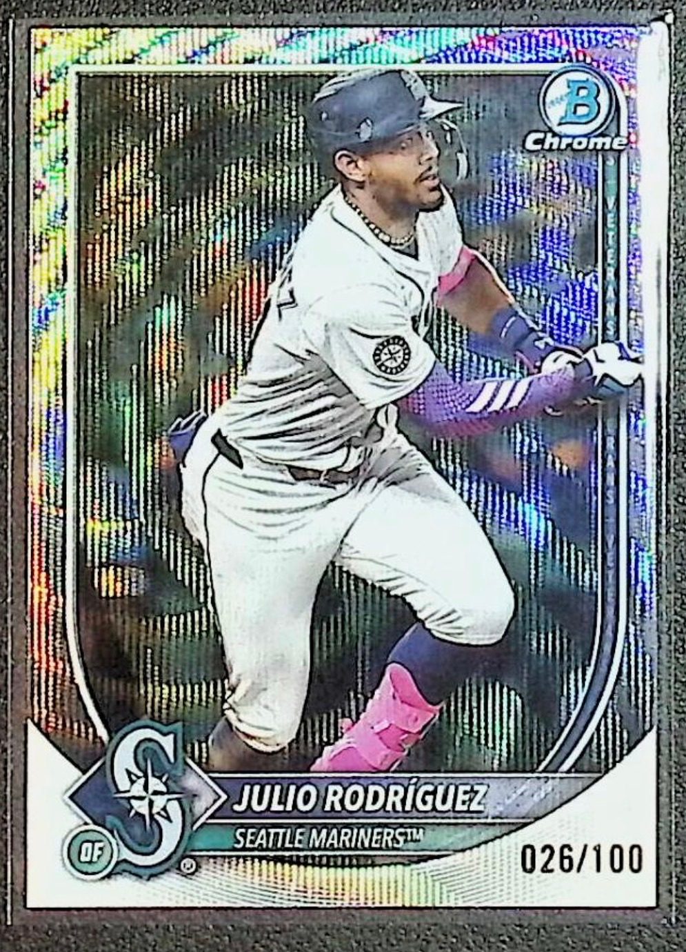 2025 Bowman Chrome #66 Julio Rodriguez — front