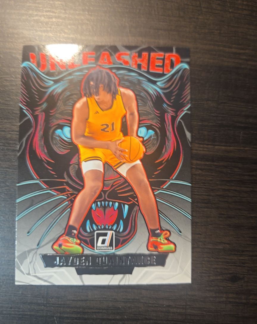 2025-26 Donruss Unleashed #5 Jayden Quaintance — front