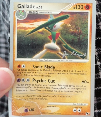 2008 Pokémon POP Series 7 #2/17 Gallade — front