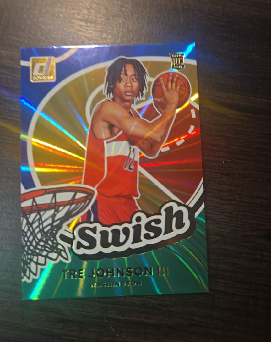 2025-26 Panini Donruss #9 Tre Johnson III — front