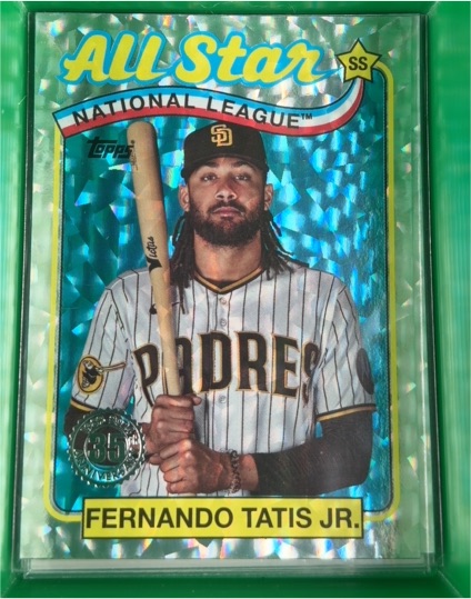 2024 Topps Series 2 #89ASB-27 Fernando Tatis Jr. All Star Silver Crackle Foil — front