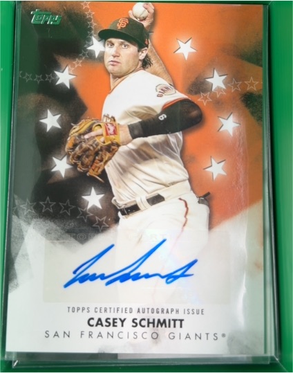 2024 Topps Series 1 - Baseball Stars Autographs #BSA-CS Casey Schmitt — front