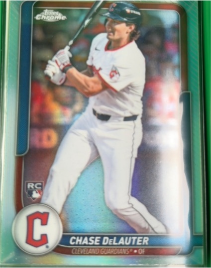 2026 Topps Chrome #12 Chase DeLauter — front