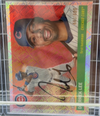 2025 Topps Chrome Platinum #424 Derrek Lee — front