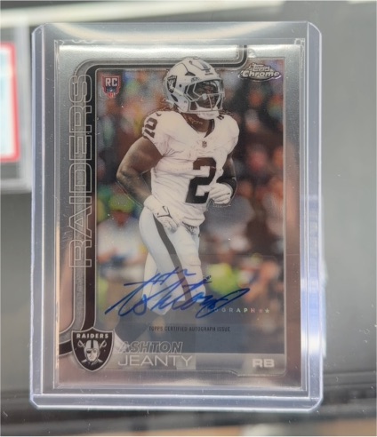 2025 Topps Chrome #RA-AJ Ashton Jeanty — front