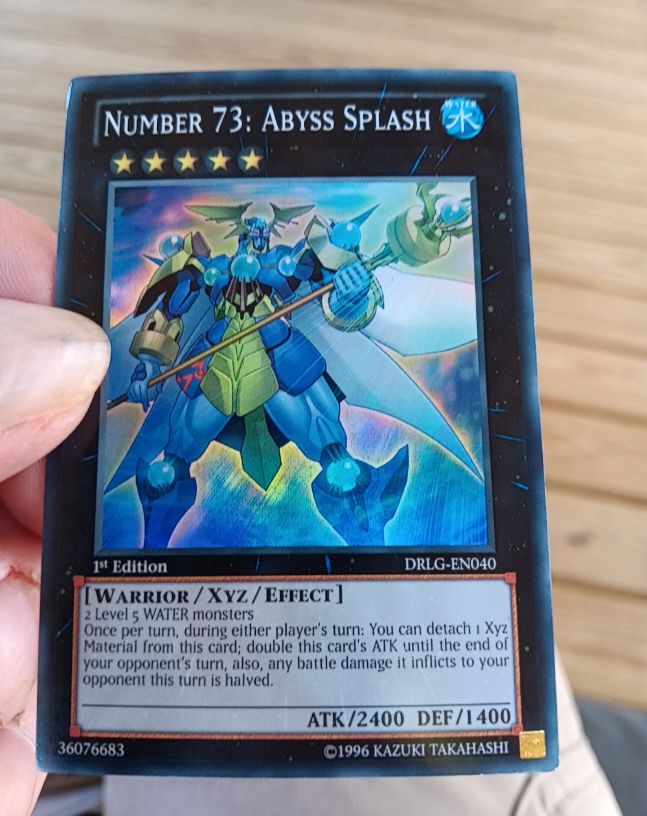 Yu-Gi-Oh! Number 73: Abyss Splash DRLG-EN040 — front