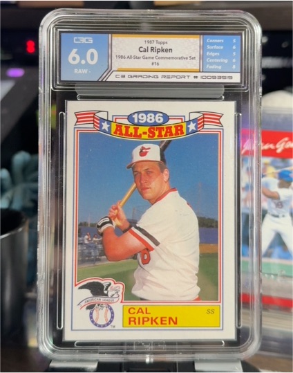1987 Topps #16 Cal Ripken — front