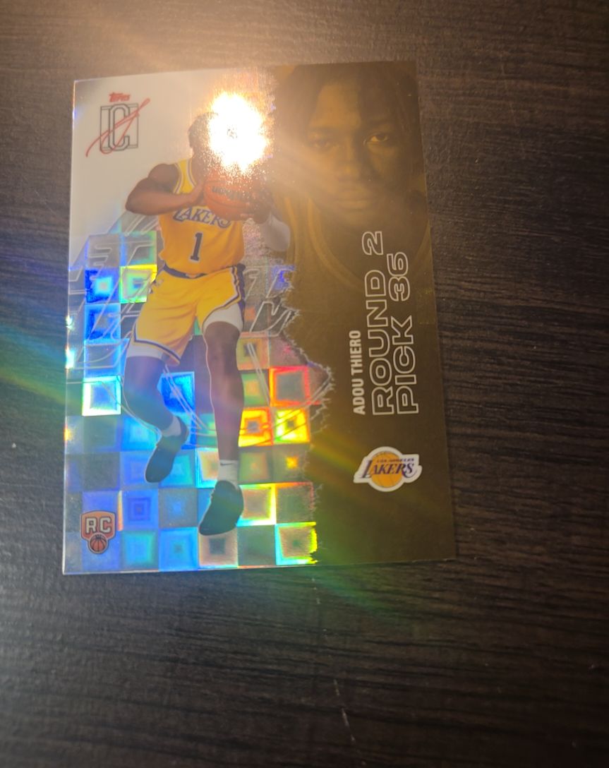 2025-26 Topps Signature Class #36 Adou Thiero — front