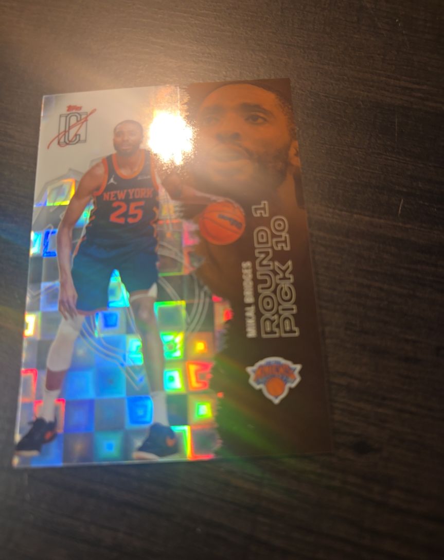 2026 Topps Signature Class #84 Mikal Bridges — front