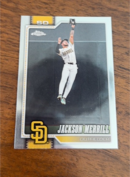 2026 Topps Chrome #137 Jackson Merrill — front