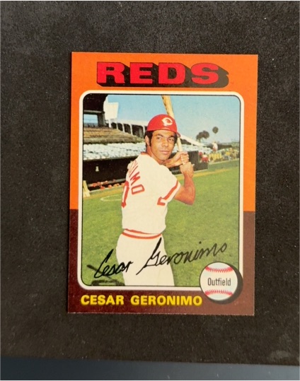 1975 Topps #41 Cesar Geronimo — front