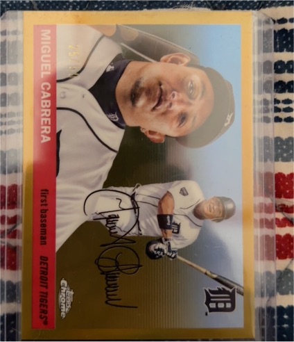 2025 Topps Chrome Platinum #470 Miguel Cabrera — front