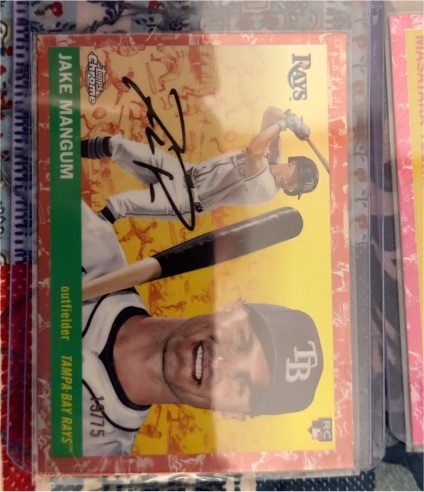 2025 Topps Chrome Platinum #293 Jake Mangum — front