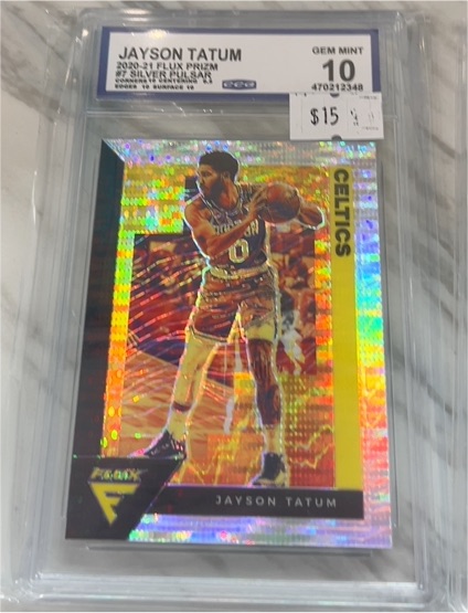 2020-21 Panini Flux #7 Jayson Tatum — front