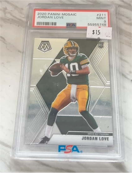 2020 Panini Mosaic #211 Jordan Love — front