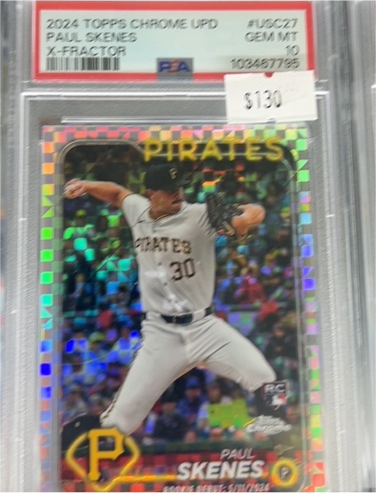 2024 Topps Chrome Update #USC27 Paul Skenes — front