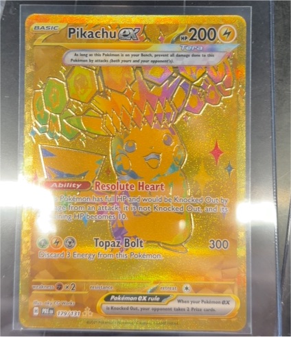 2024 Pokémon TCG Pikachu ex #179/131 Prismatic Evolutions — front