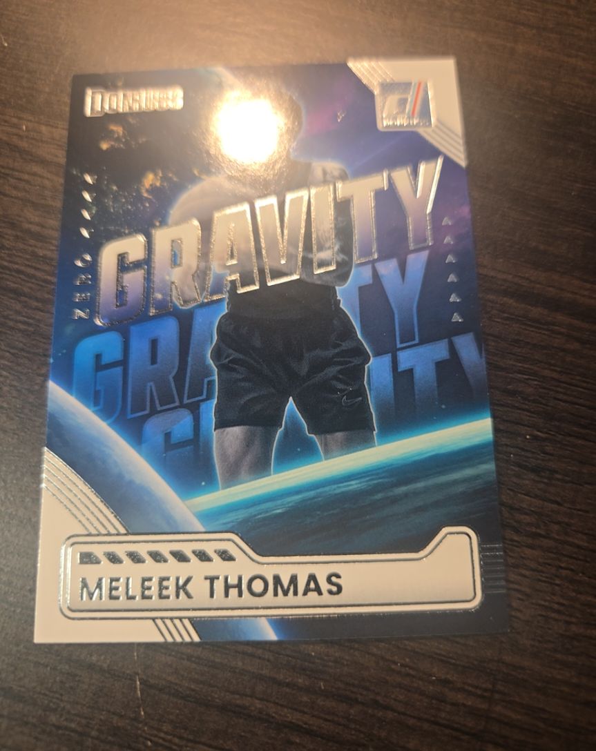 2025 Donruss Basketball #17 Meleek Thomas Zero Gravity — front